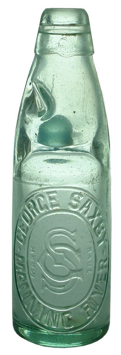 George Saxby Manning River Codd Marble Bottle