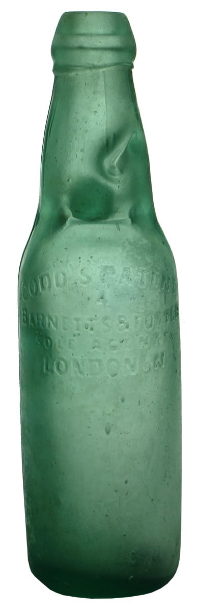 Codd's Patent Barnetts Foster London Antique Bottle