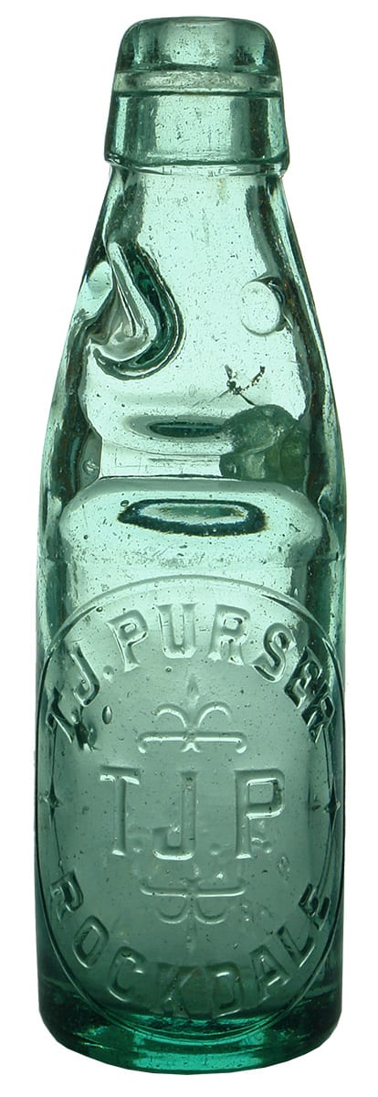 Purser Rockdale Antique Codd Marble Bottle
