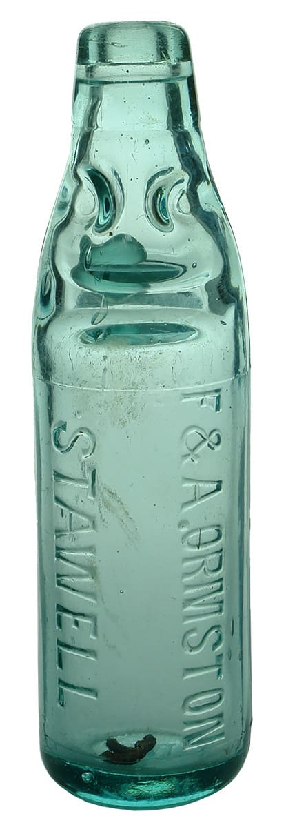Ormston Stawell Vintage Codd Marble Bottle