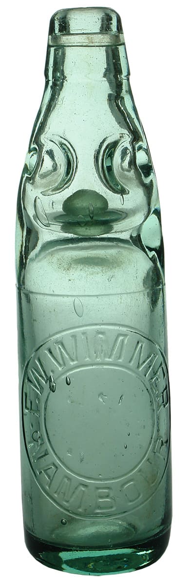 Wimmer Nambour Antique Codd Marble Bottle