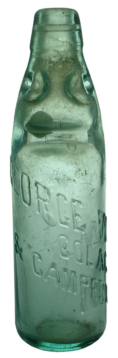 George Wilmot Colac Camperdown Codd Marble Bottle