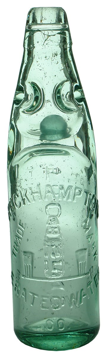 Thomson's Rockhampton Bottles Antique Codd Marble Bottle