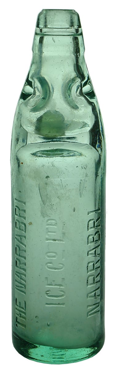 Narrabri Ice Co Codd Marble Bottle