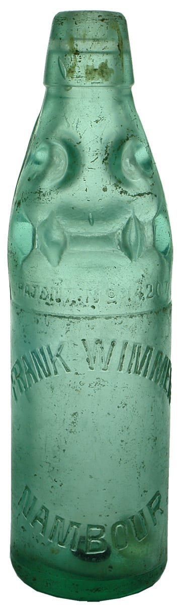 Frank Wimmer Nambour Antique Codd Bottle