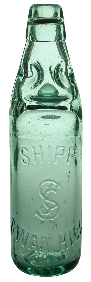 Shipp Swan Hill Antique Codd Marble Bottle