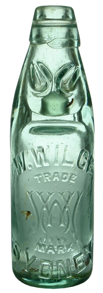 Wilce Sydney Antique Codd Marble Bottle