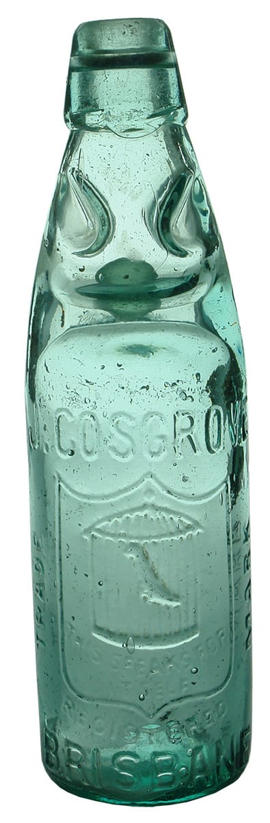 Cosgrove Brisbane Antique Codd Marble Bottle