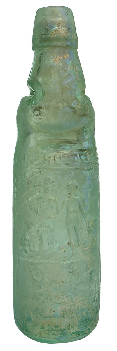 Rowlands Ballarat Melbourne Reliance Patent Codd Bottle