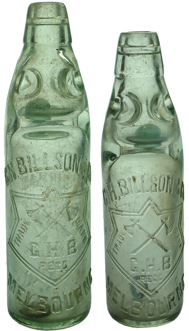 Billson Melbourne Antique Codd Bottles