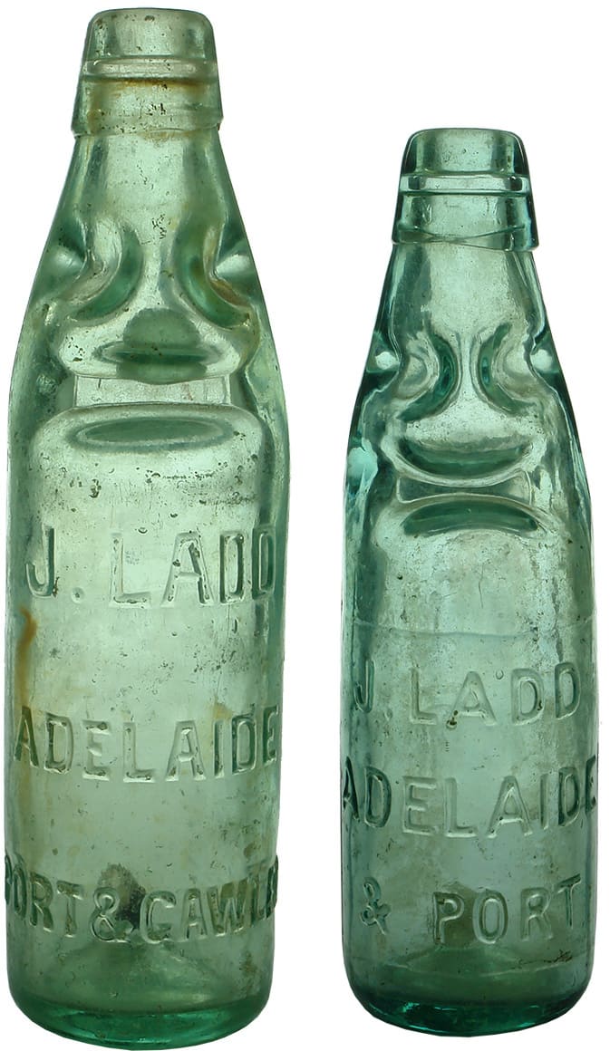 Ladd Adelaide Port Gawler Codd Bottles