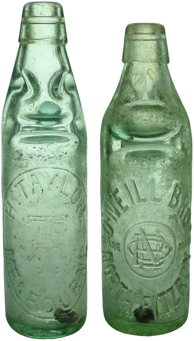Taylor O'Neill Antique Codd Marble Bottles