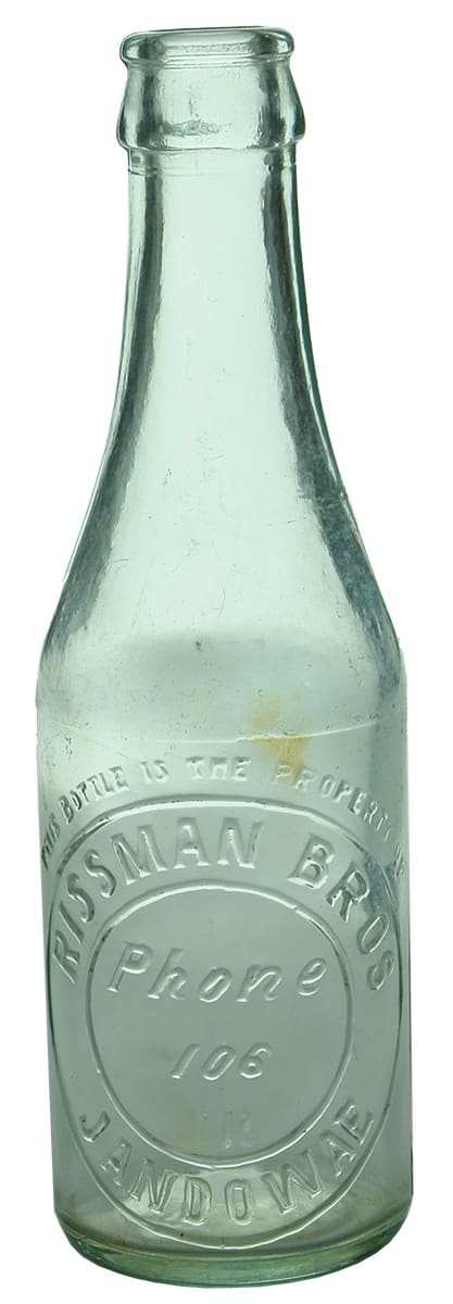 Rissman Bros Jandowae Crown Seal Bottle