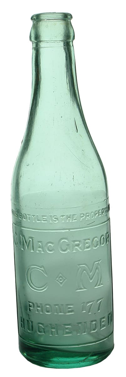 MacGregor Hughenden Crown Seal Soft Drink Bottle