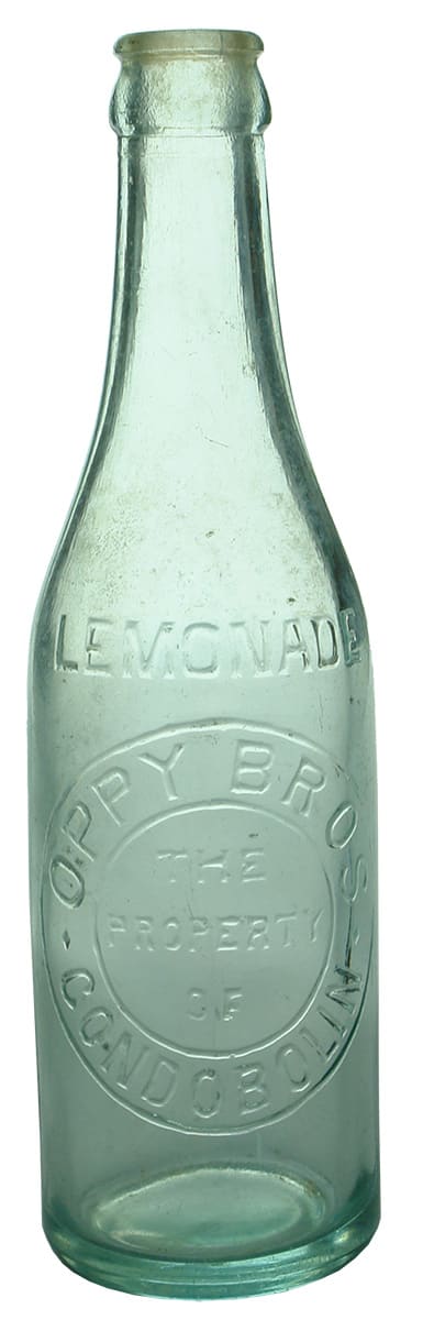 Oppy Bros Condobolin Crown Seal Lemonade Bottle