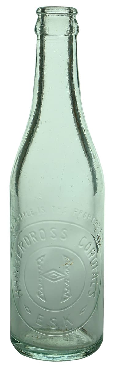 Humberdross Cordials Esk Crown Seal Soft Drink Bottle