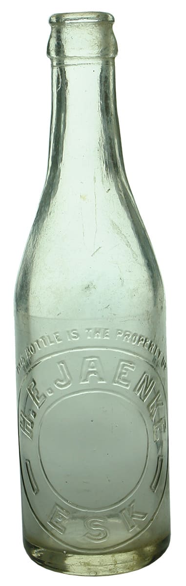 Jaenke Esk Crown Seal Soft Drink Bottle