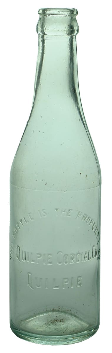 Quilpie Cordial Crown Seal Soft Drink Bottle