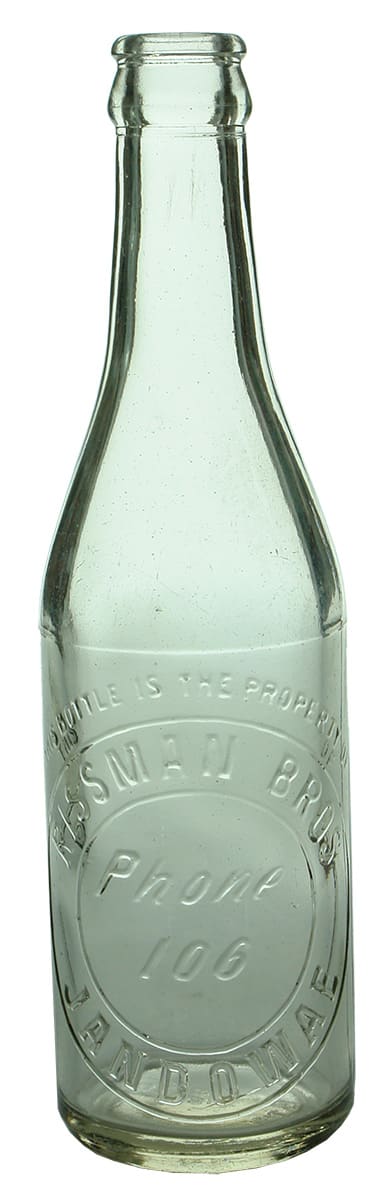 Rissman Jandowae Crown Seal Soft Drink Bottle