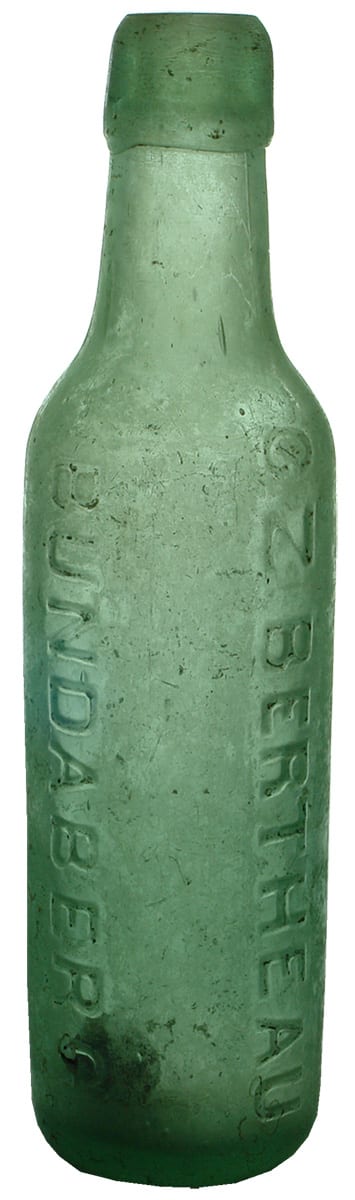 Bertheau Bundaberg Antique Lamont Bottle