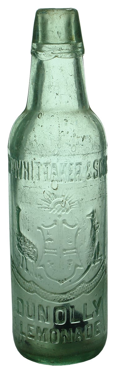 Whittaker Dunolly Coat of Arms Antique Lamont Bottle