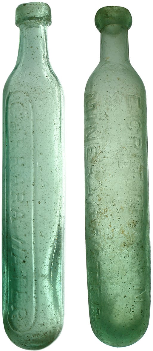 Antique Maughams type Carrara Water Bottles