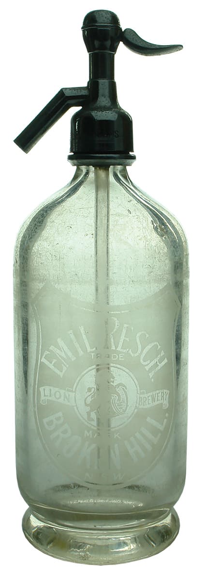 Emil Resch Broken Hill Antique Soda Syphon