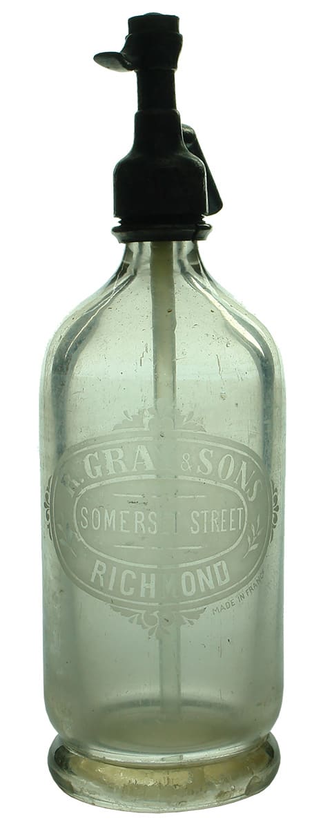 Gray Richmond Antique Soda Syphon