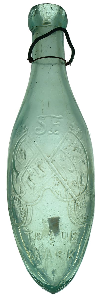 Fletcher Warrnambool Antique Torpedo Bottle