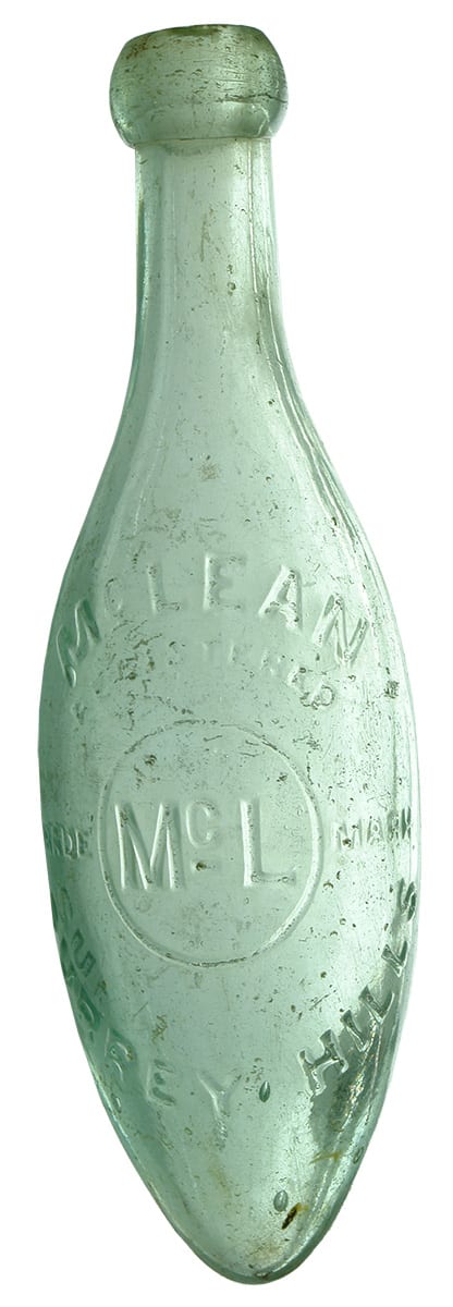 McLean Surrey Hills Antique Torpedo Bottle