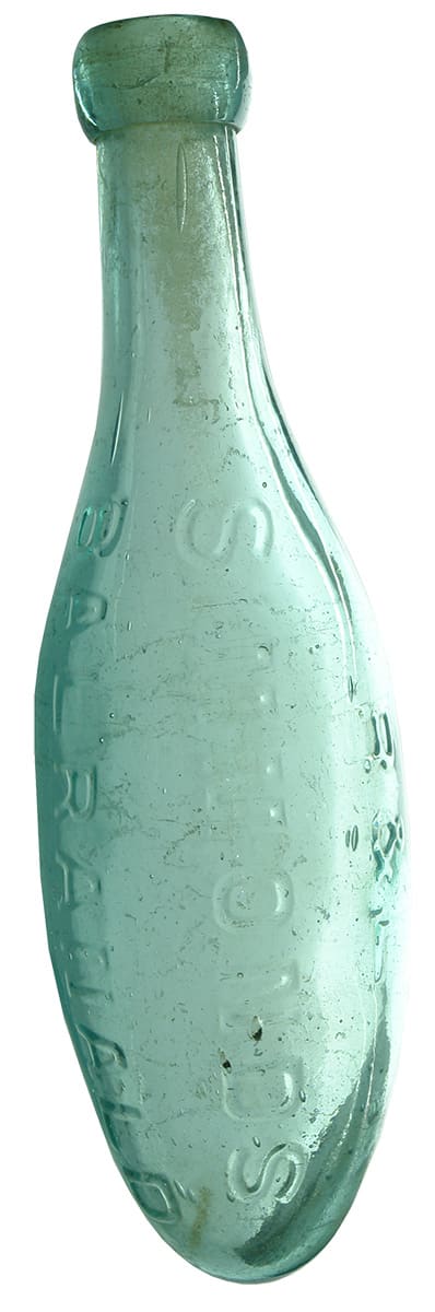Simmonds Balranald Antique Torpedo Bottle