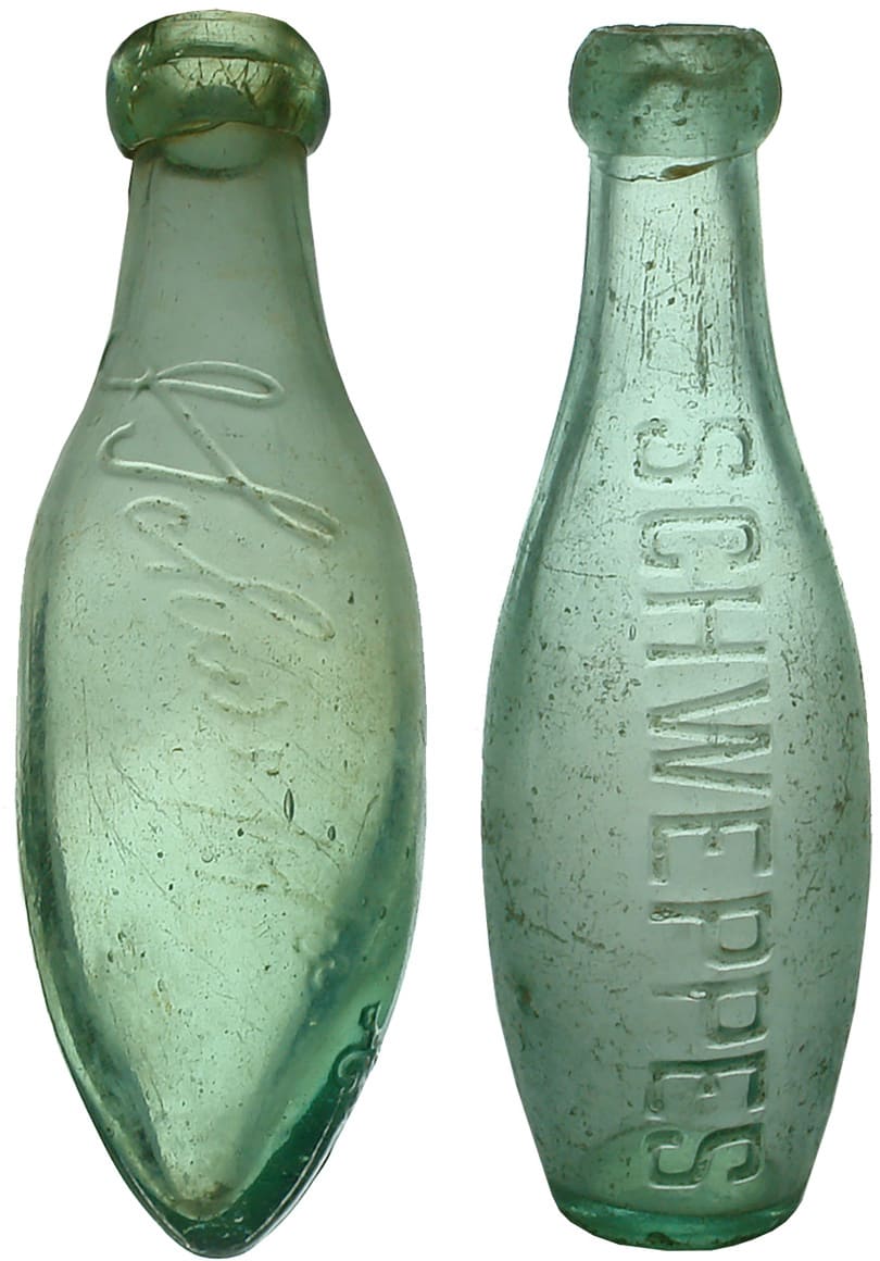 Schweppes Antique Soda Bottles