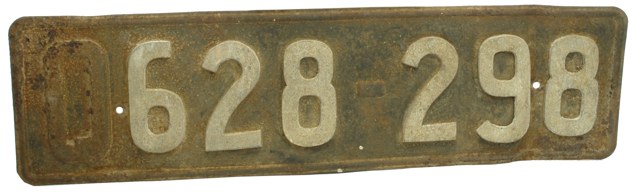 Early Queensland Number Plate