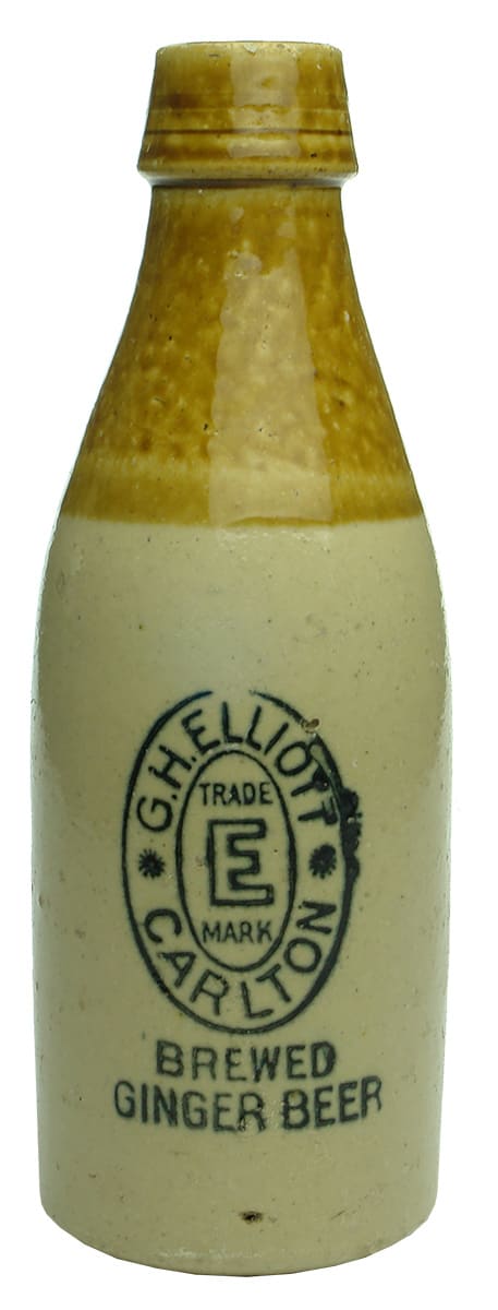 Elliott Carlton Stoneware Ginger Beer Bottle