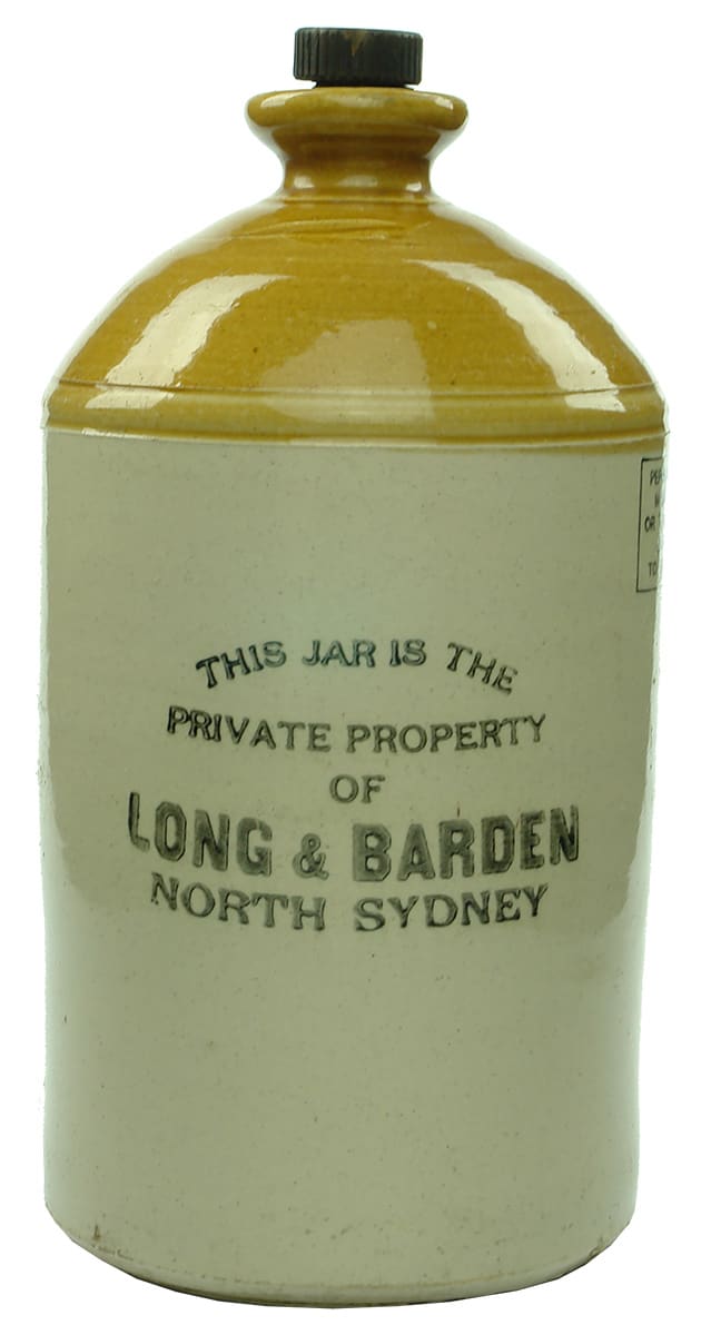 Long Barden North Sydney Stoneware Demijohn