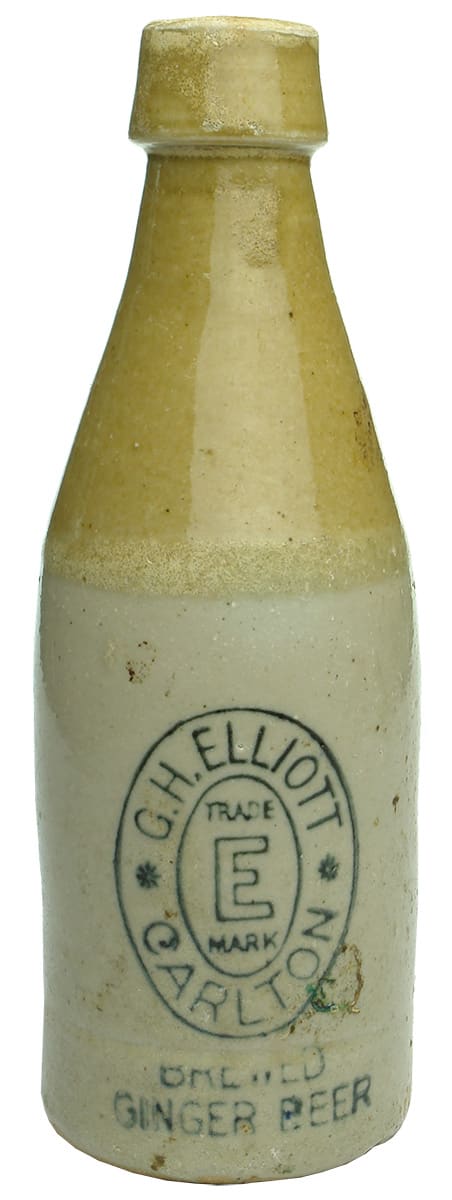 Elliott Carlton Stoneware Ginger Beer Bottle