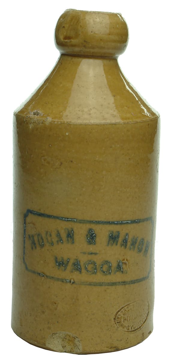 Hogan Mahon Wagga Stoneware Ginger Beer Bottle