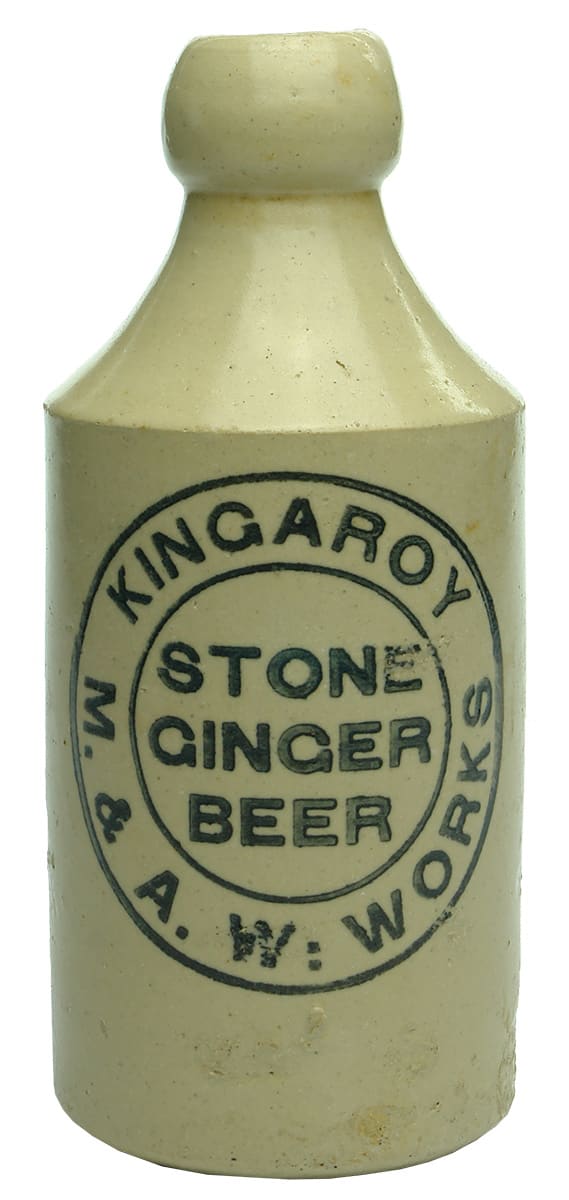 Kingaroy Stone Ginger Beer Antique Bottle