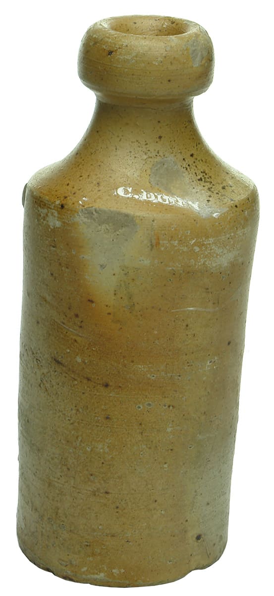 Dunn Convict Impressed Stoneware Ginger Beer Bottle