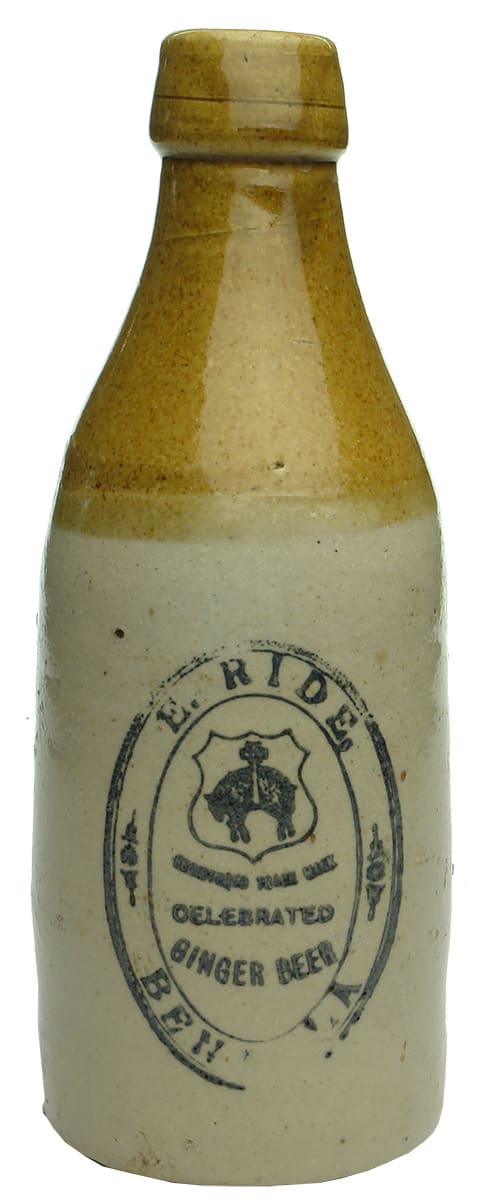 Ride Benalla Hanging Sheep Stone Ginger Beer Bottle