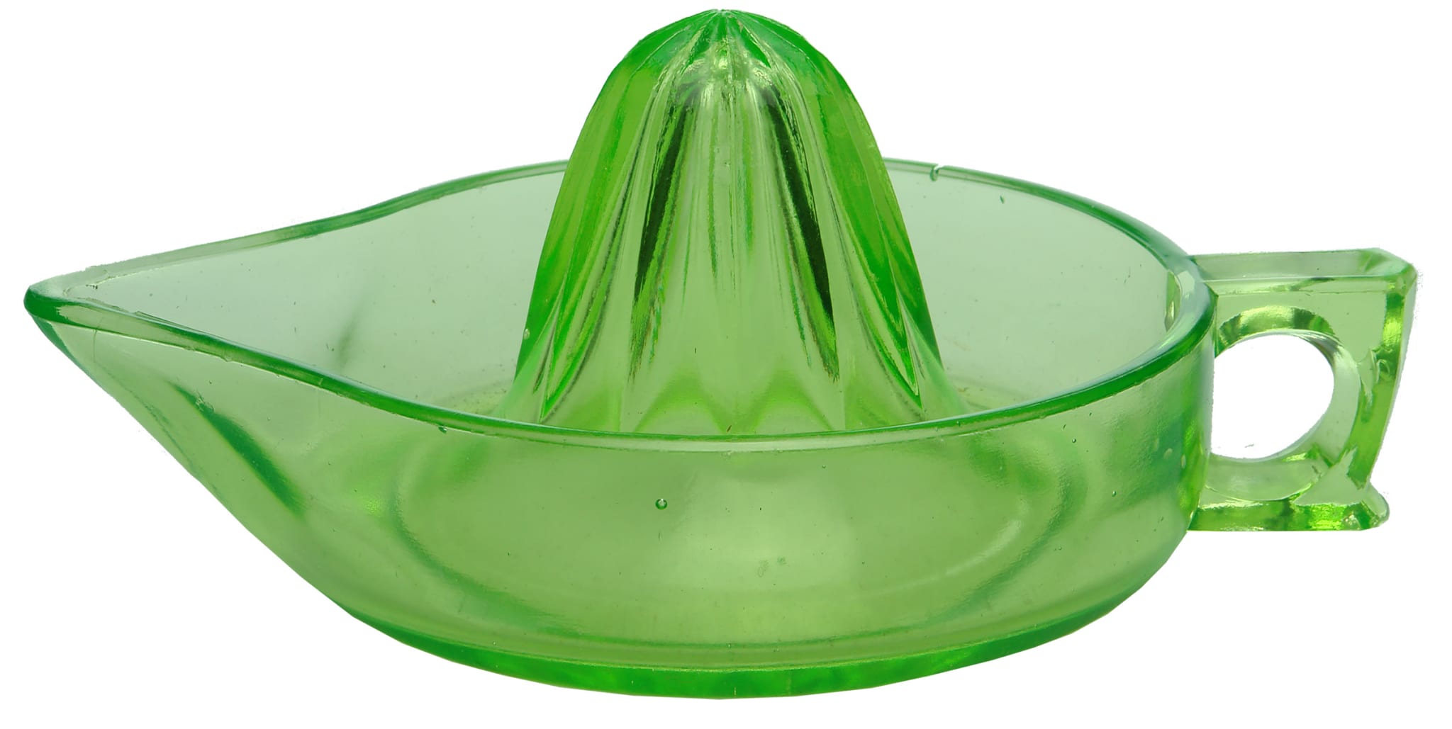 Uranium Glass Lemon Squeezer