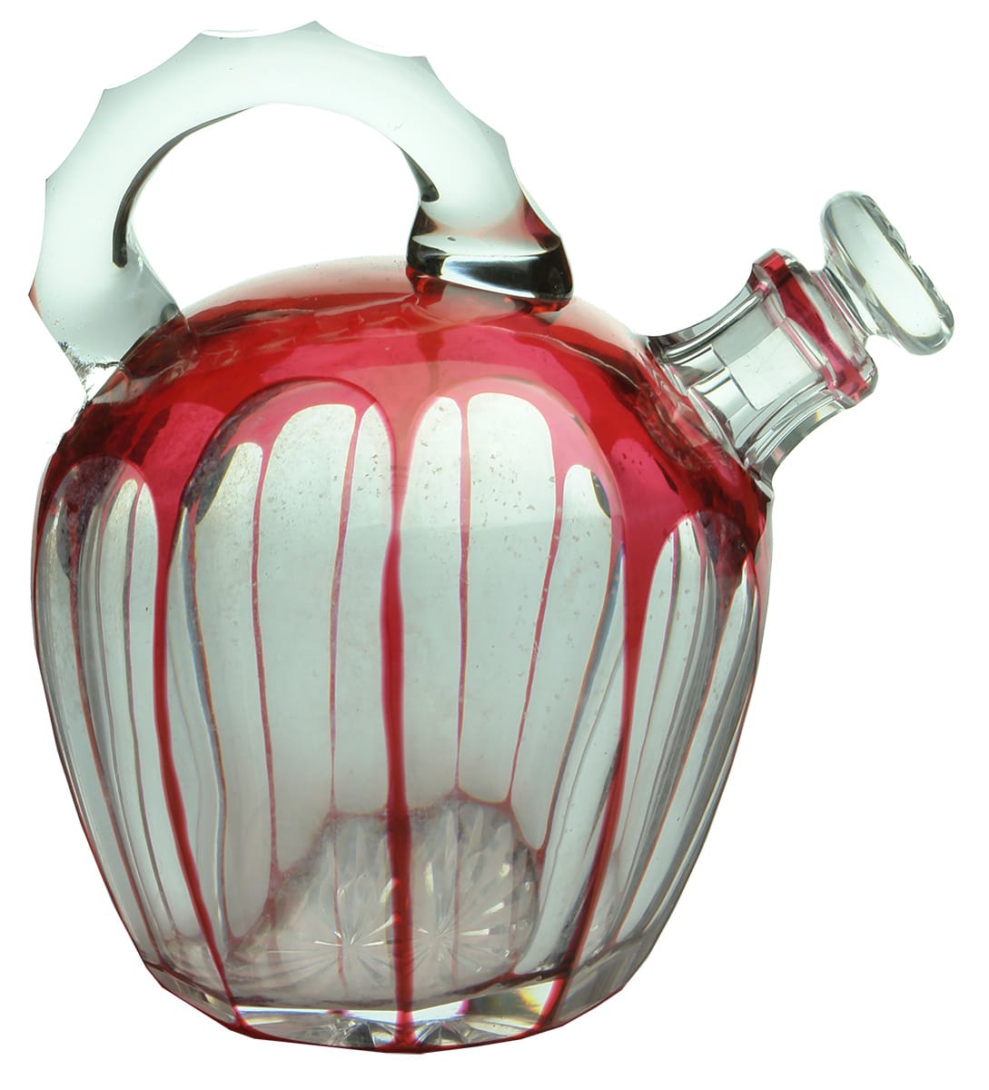 Ruby Glass Decanter