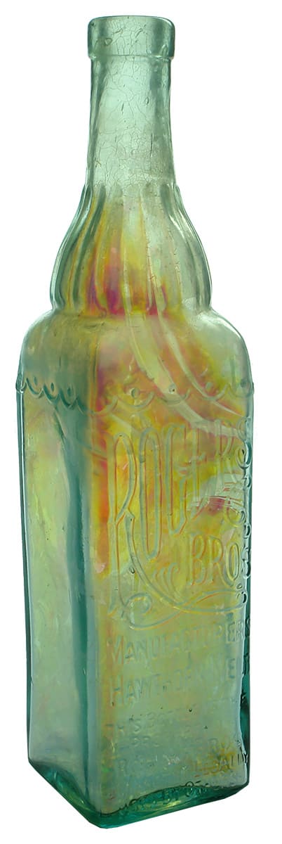 Rogers Bros Hawthorn Antique Cordial Bottle