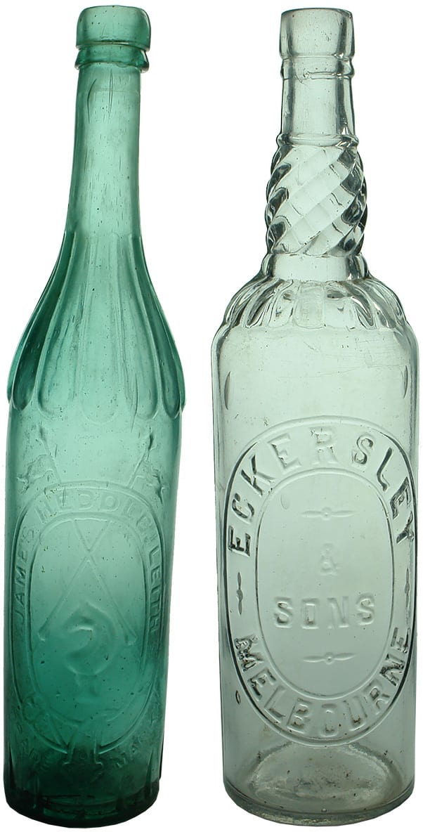 Antique Cordial Bottles