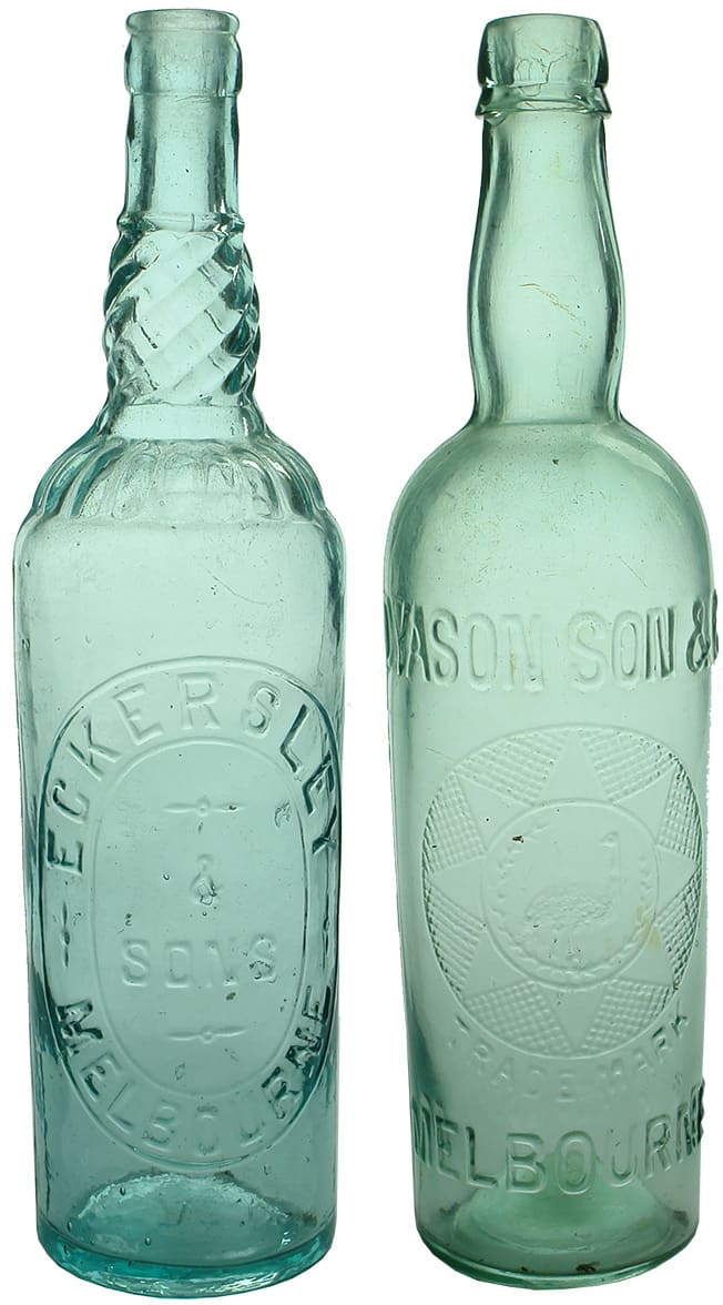 Antique Cordial Lime Lemon Antique Bottles