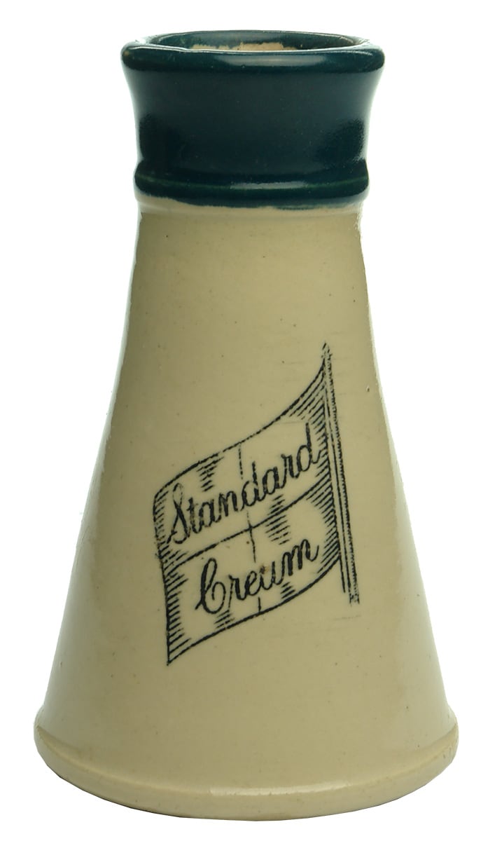 Standard Cream Stoneware Jar Queensland