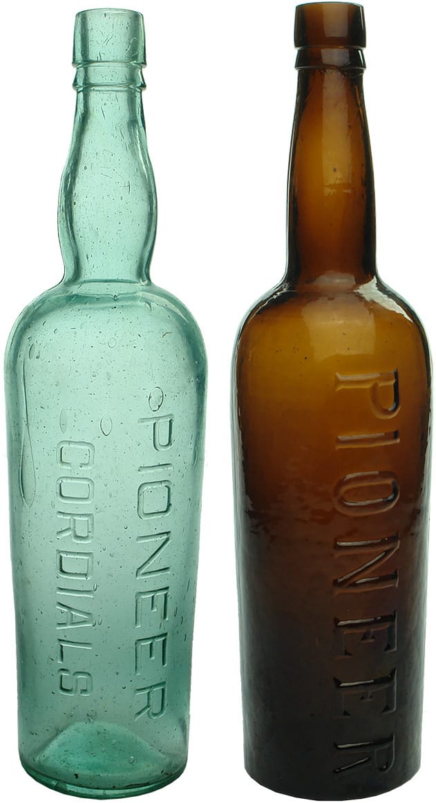 Antique Cordial Lime Lemon Antique Bottles