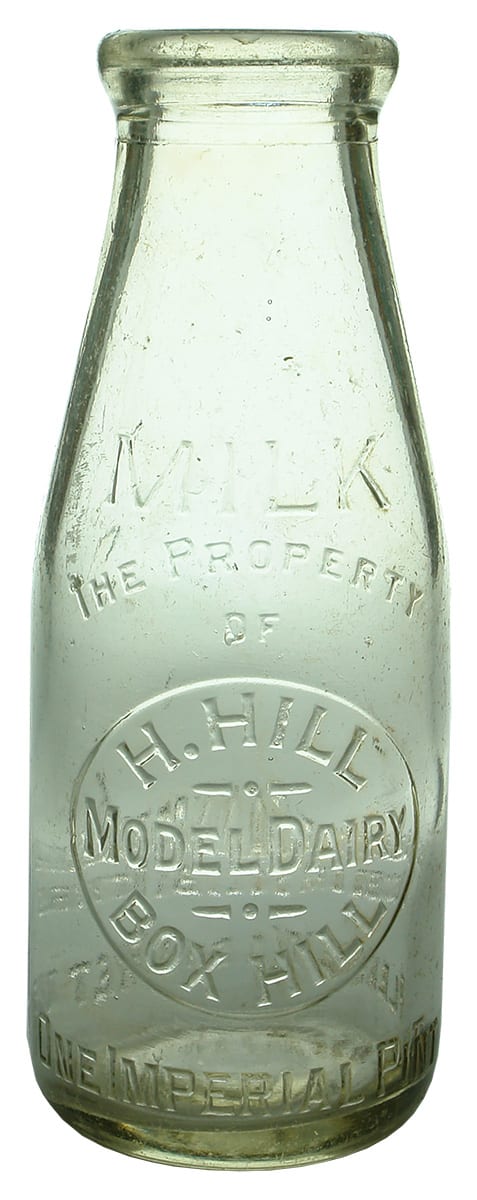 Hill Model Dairy Box Hill Milk Bottle