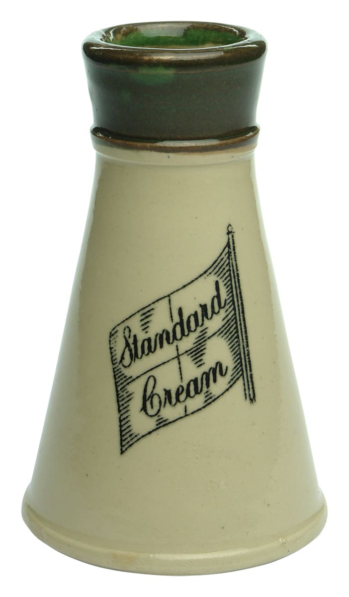 Standard Cream Stoneware Jar Queensland