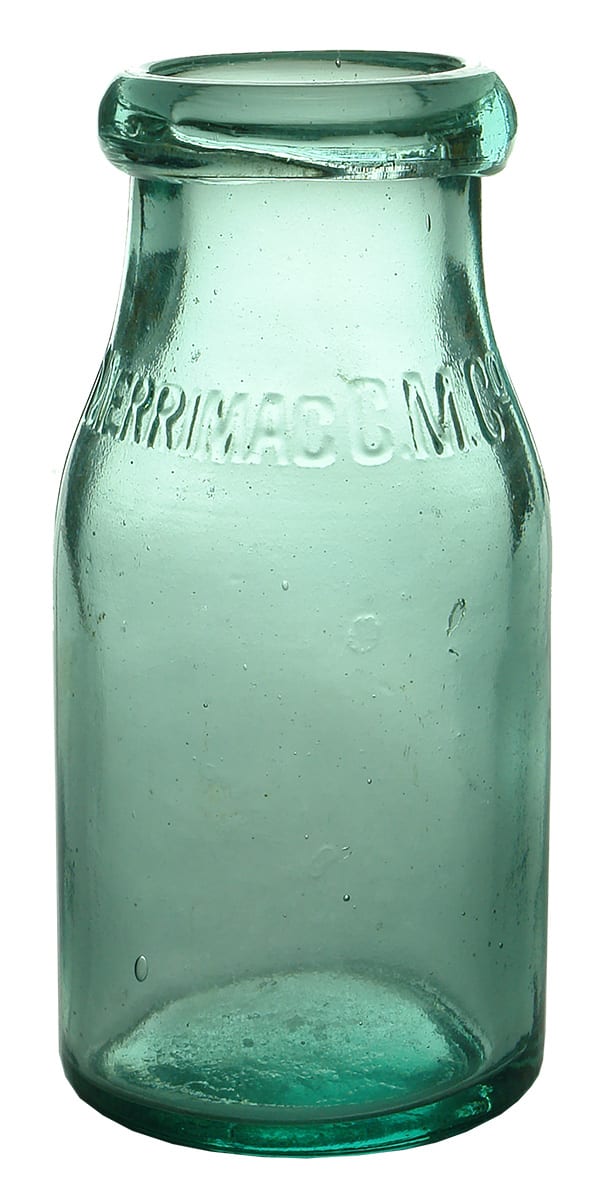 Merrimac Milk Cream Glass Bottle